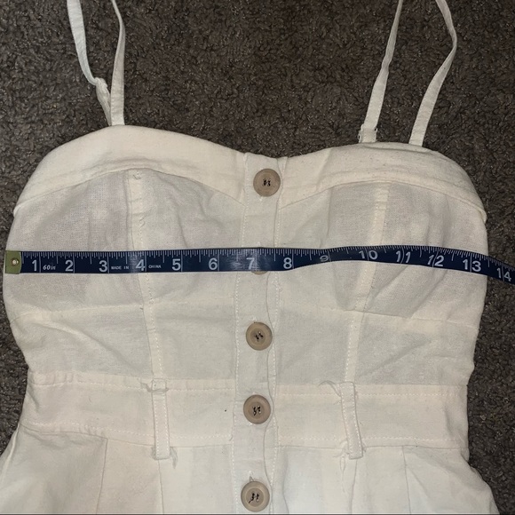 3/$20 Mind Code Ivory Button Front Dress - S - Picture 9 of 11